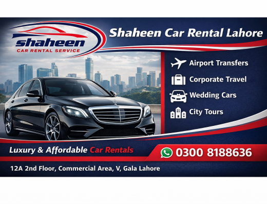Shaheen Car Rental Lahore