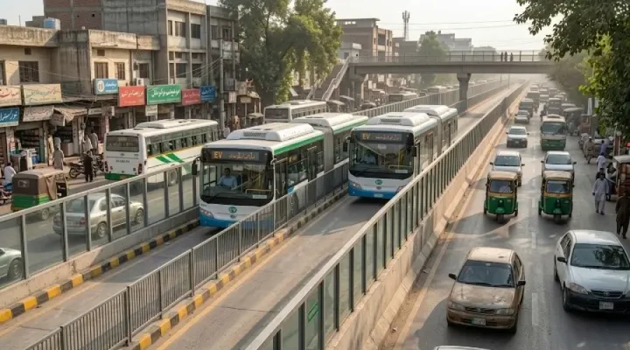Electric Bus Routes in Lahore with Stations Details