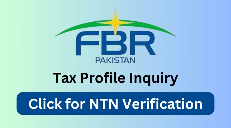 How to Check FBR Tax, NTN Status Online in Pakistan