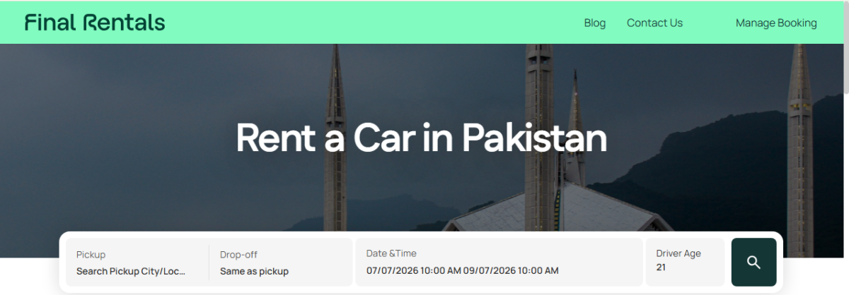 Finalrentals Pakistan