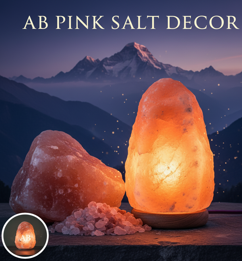 AB pink salt decor